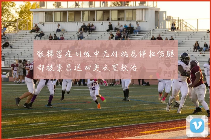 张稀哲在训练中无对抗急停扭伤腿部被紧急送回更衣室救治